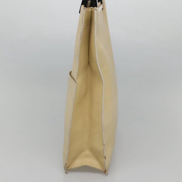 GUCCI Hand Bag Leather Beige Gold Auth BA1025 - Picture 4 of 16